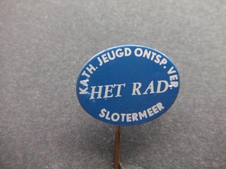 Katholieke.jeugd ontspannings vereniging.Het Rad Slotermeer (Sloterdijkermeerpolder Amsterdam)